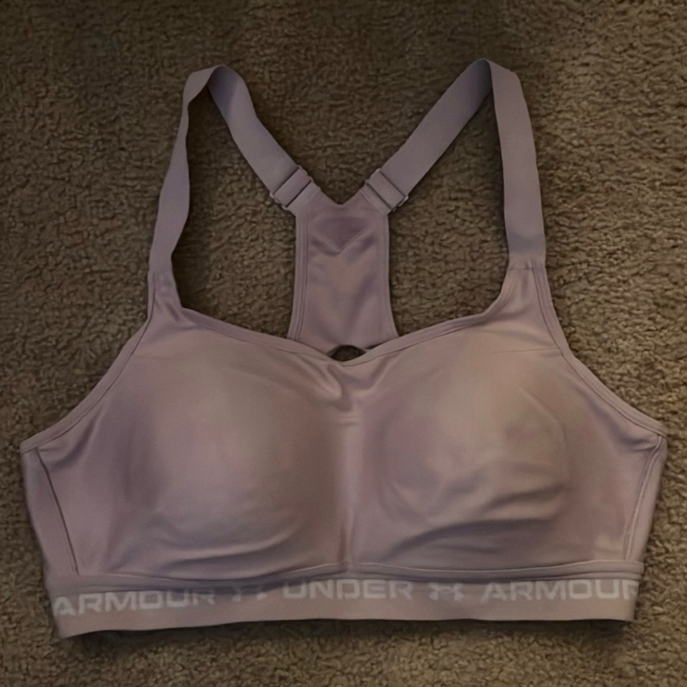 Under Armour Women's Light Pink Sports Bra